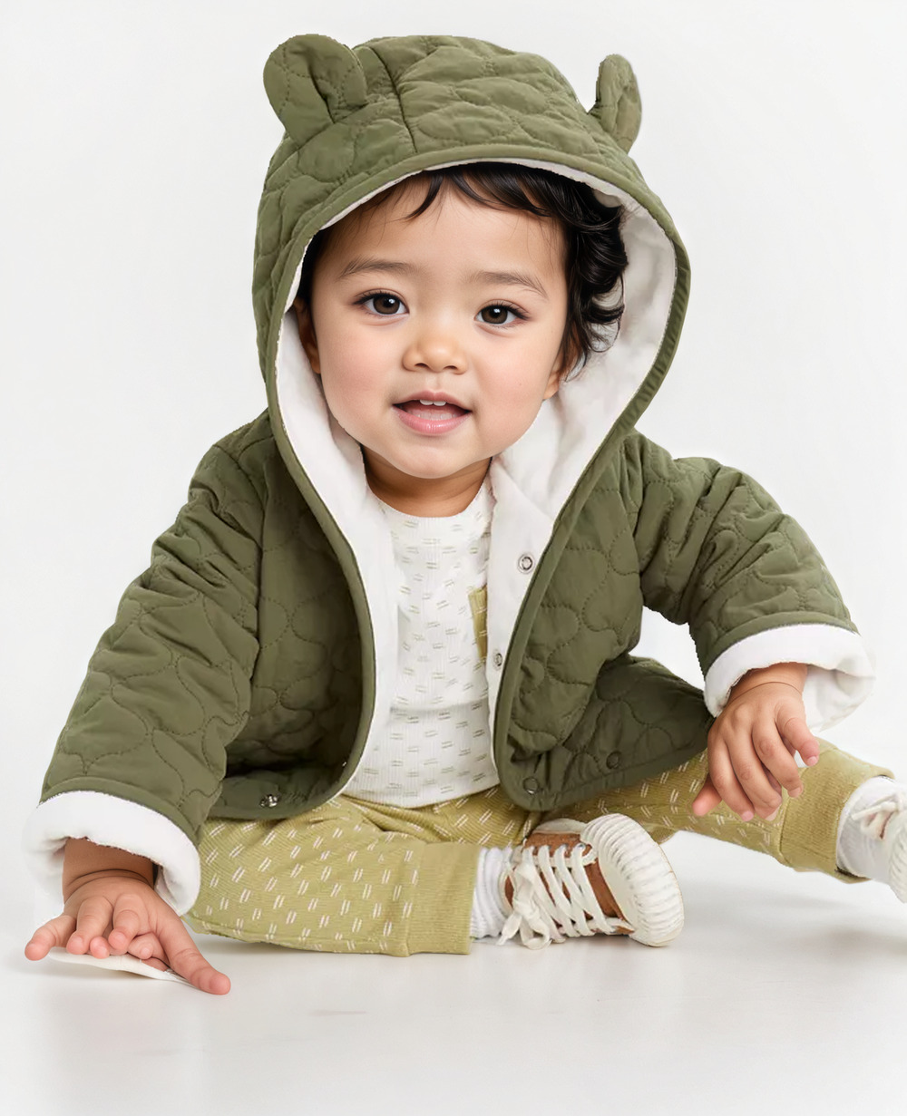 NWT First Impressions Baby Boy Hooded Fleece Lined Jacket Coat 3-6 Months